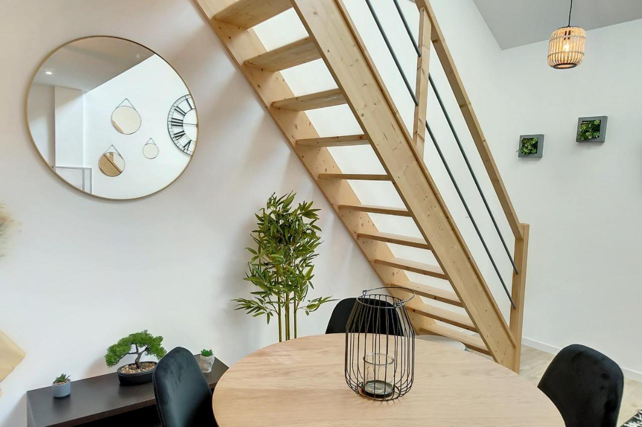 Sublime Appart Renove Duplex Centre Ville 4Pers Wifi Saint-Quentin  Ngoại thất bức ảnh