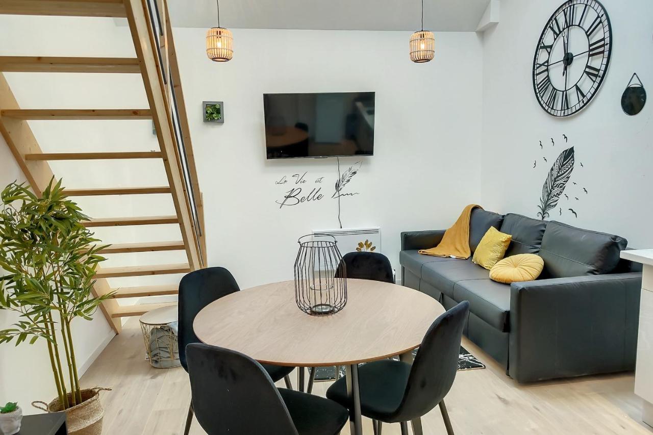Sublime Appart Renove Duplex Centre Ville 4Pers Wifi Saint-Quentin  Ngoại thất bức ảnh